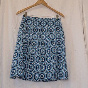 Ann Taylor Silk Skirt Pleated